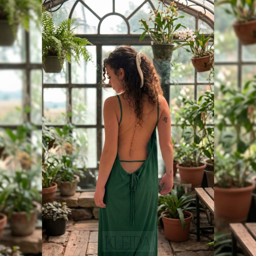 KLEIDA – La robe flatteuse | Robe d'été à coupe amincissante