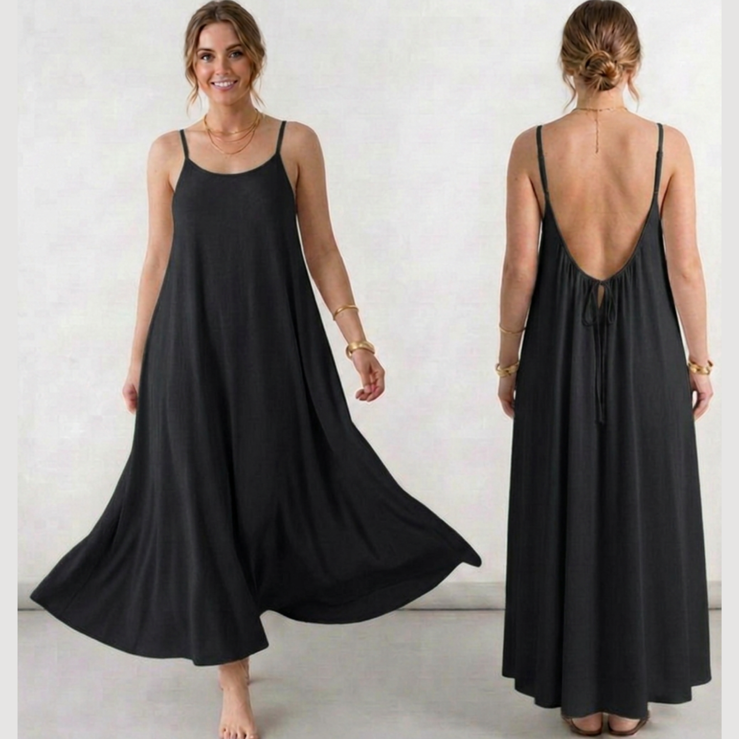 Everyday house dress that flatters every figure.