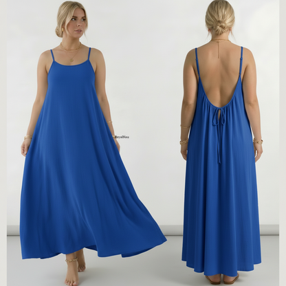 Backless Maxi Dress — Flatters Every Figure