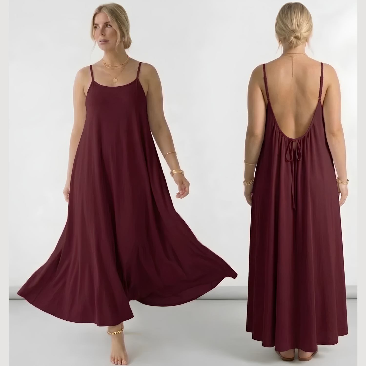 KLEIDA – Das Schmeichelkleid | Sommerkleid mit kaschierendem Schnitt