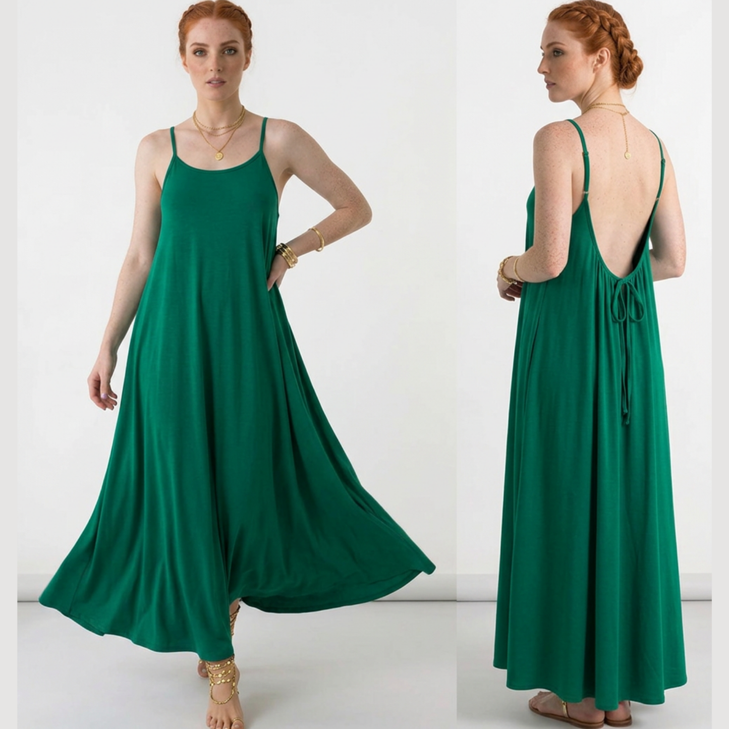 Everyday house dress that flatters every figure.
