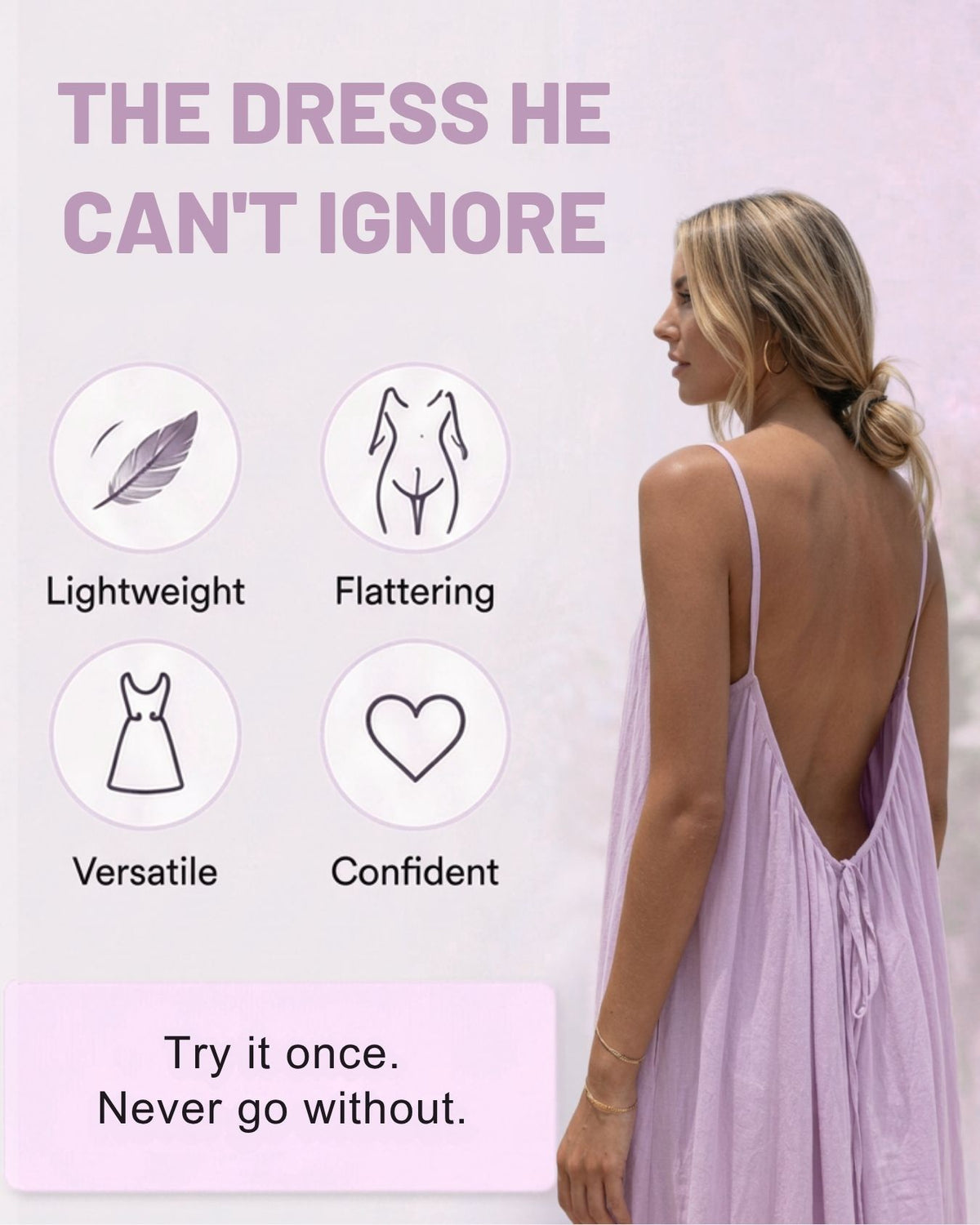 Backless Maxi Dress — Flatters Every Figure