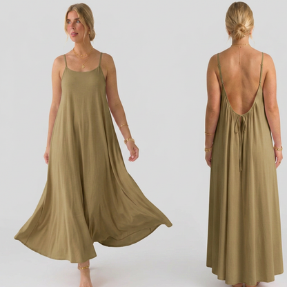 Backless Maxi Dress — Flatters Every Figure