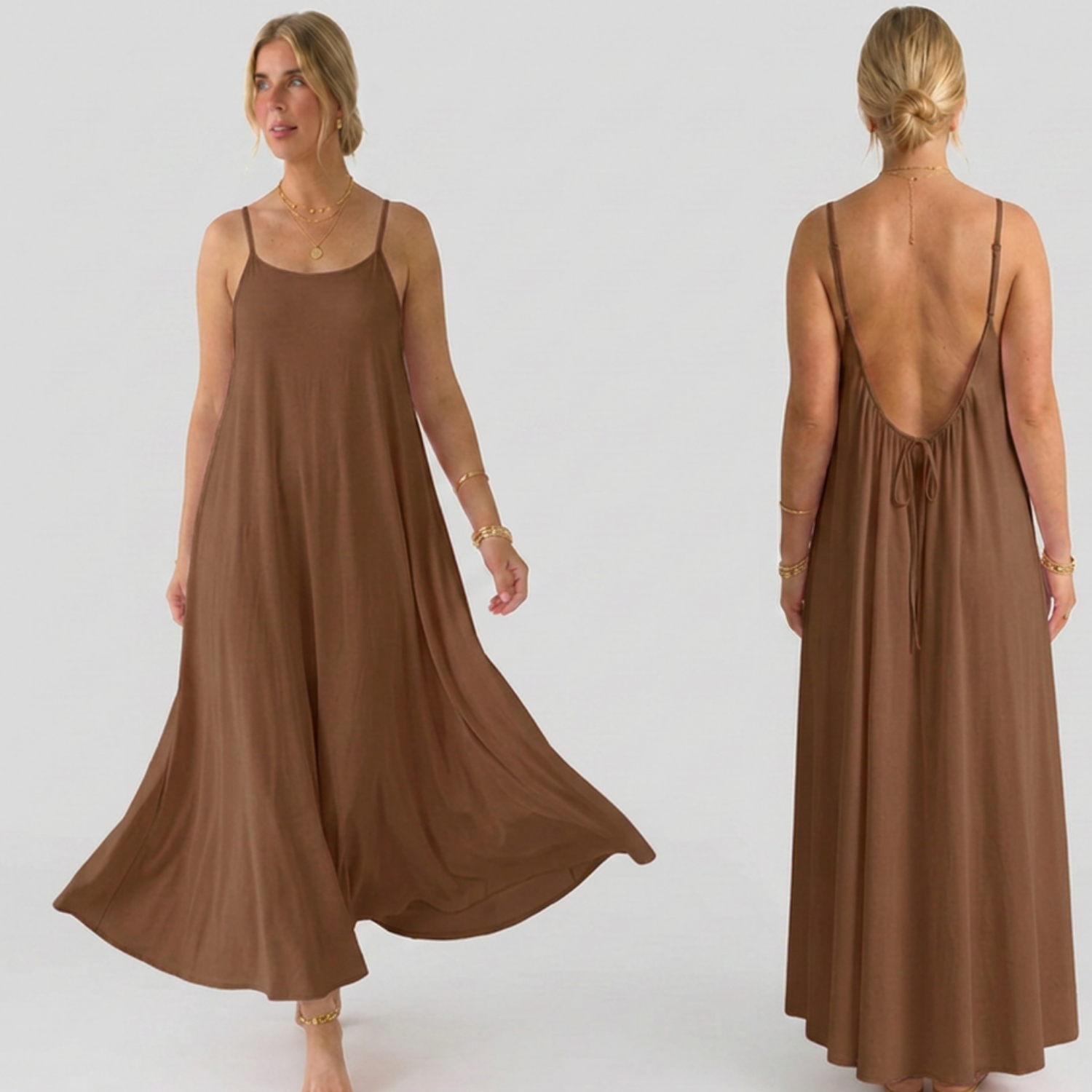 KLEIDA – La robe flatteuse | Robe d'été à coupe amincissante