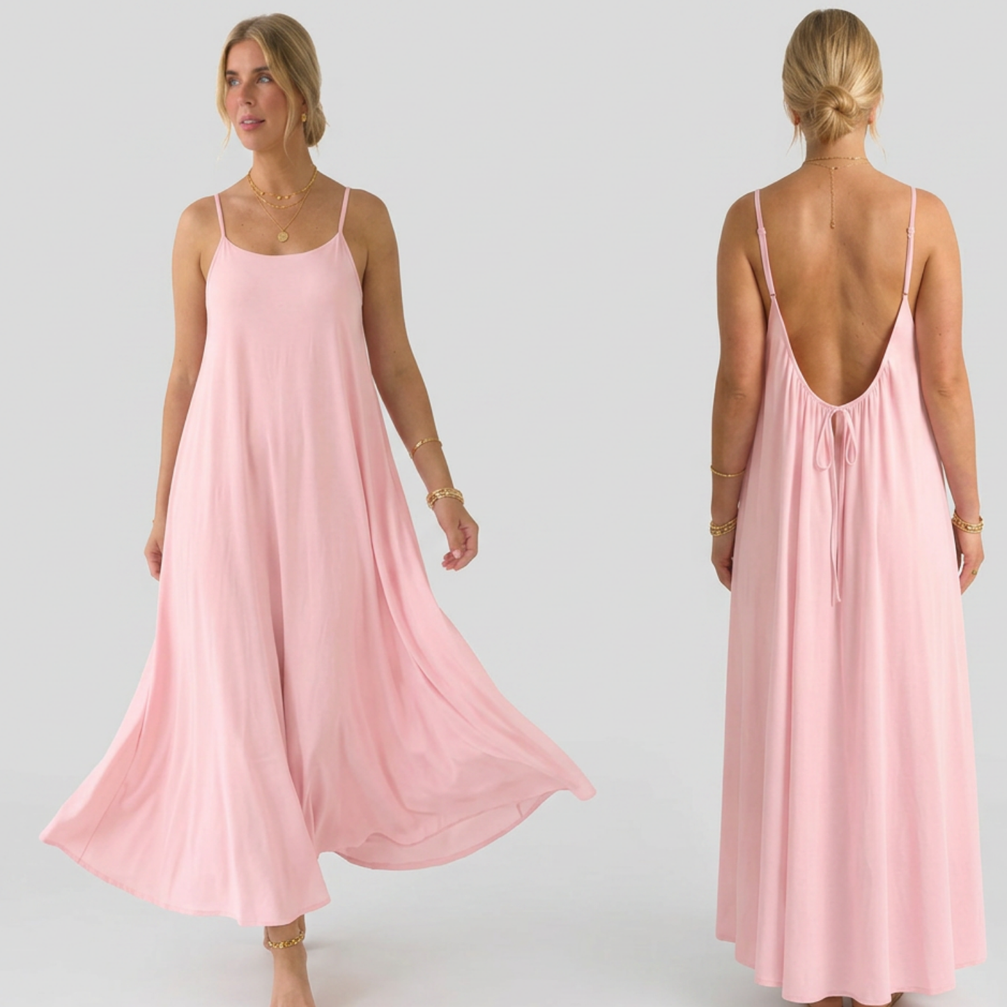 Everyday house dress that flatters every figure.