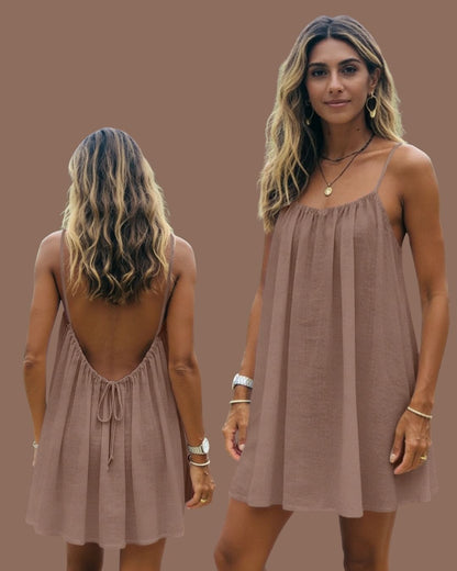 Backless Mini Dress