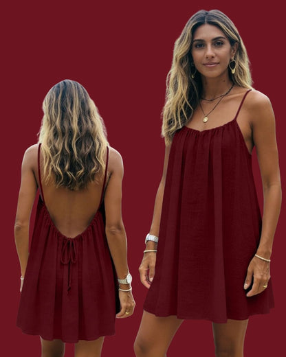 Backless Mini Dress