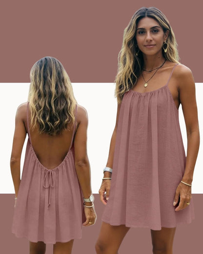 Backless Mini Dress