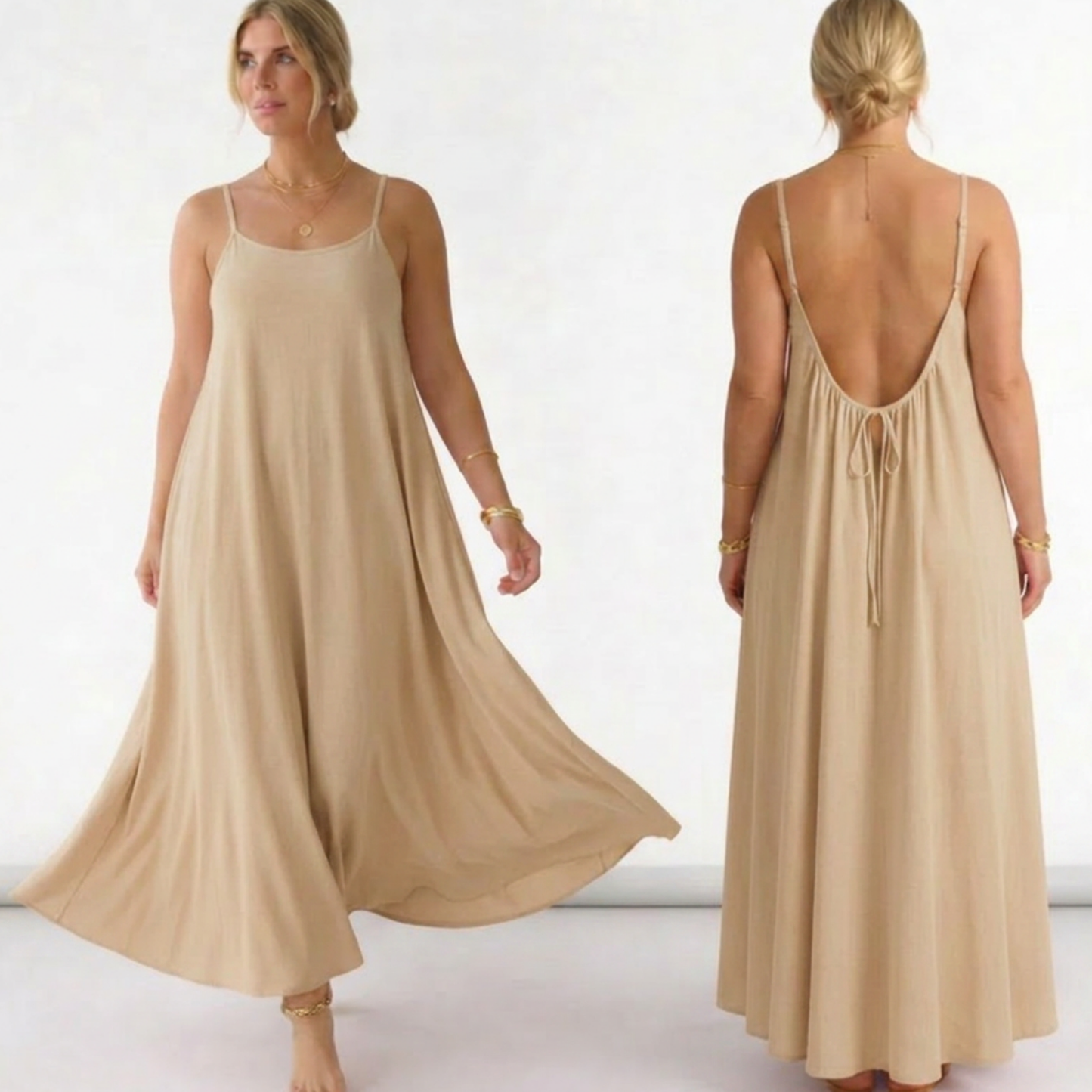 Everyday house dress that flatters every figure.